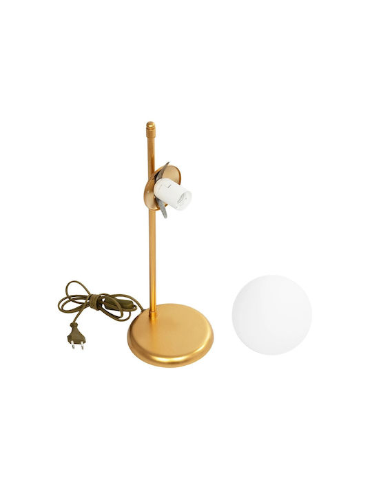 GloboStar Decorative Lamp with Socket for Bulb E27 Gold