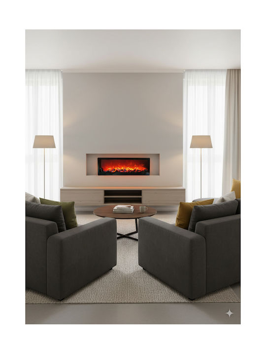 Lumină Decorativă LED Alb Cald Șemineu 61x23cm