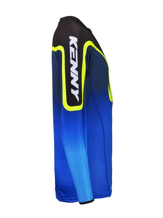 Kenny MX Titanium Men's Motocross Long-Sleeved Riding Jersey Gradient Blue