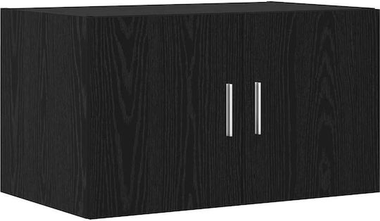 Bookcase Black Oak 70x42.5x225 cm