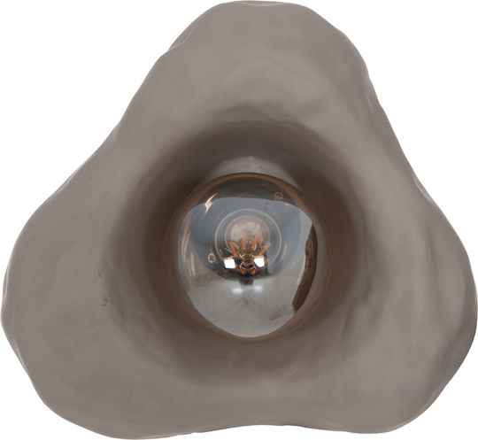 HomeMarkt Luxon Wall Lamp with E27 Socket Grey 28x15cm