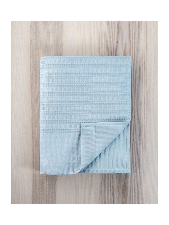 Nima Κουβέρτα Πικέ Υπέρδιπλη 240x260εκ. Dune Denim Blue