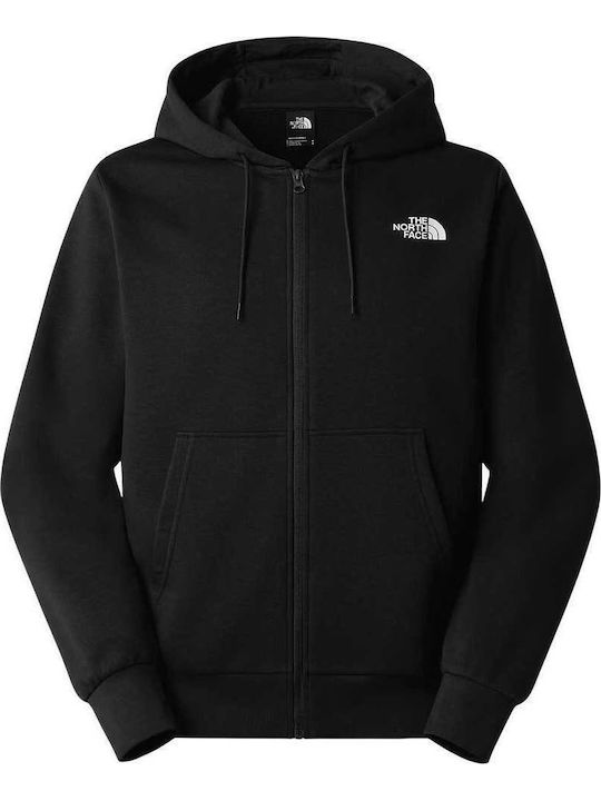 Simple Dome Sweatshirt mit Kapuze Schwarz