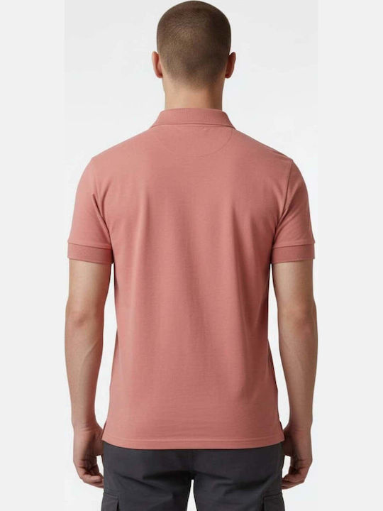 Polo Kurzarm Bluse Koralle
