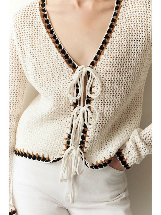 Women's Knitted Cardigan Off-white