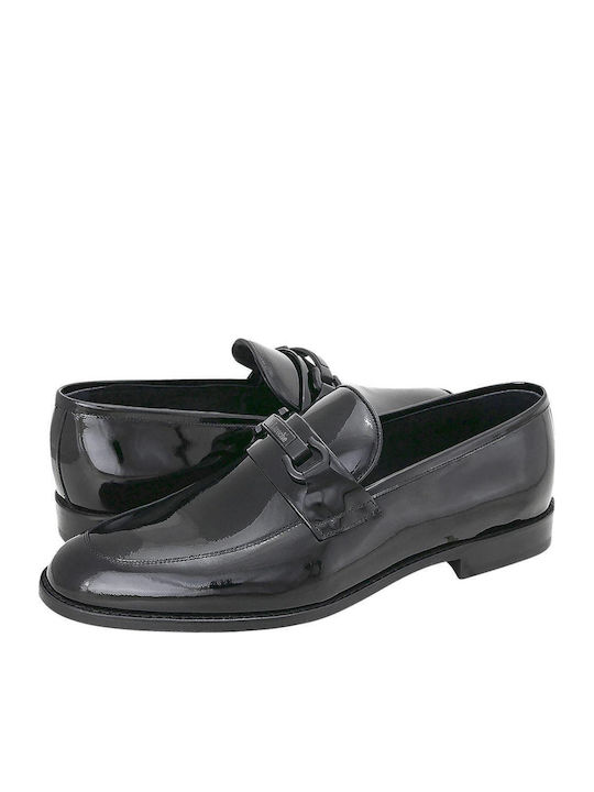 Montel Men's Leather Loafers Black