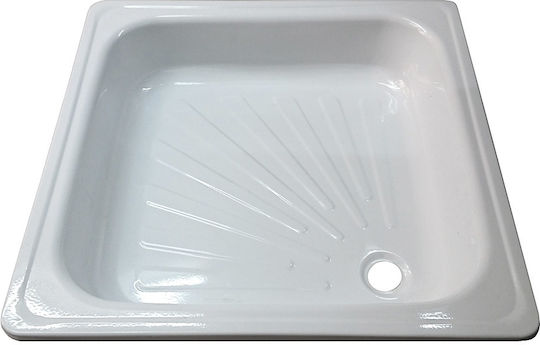 Square Acrylic Shower Tray 90x90cm White
