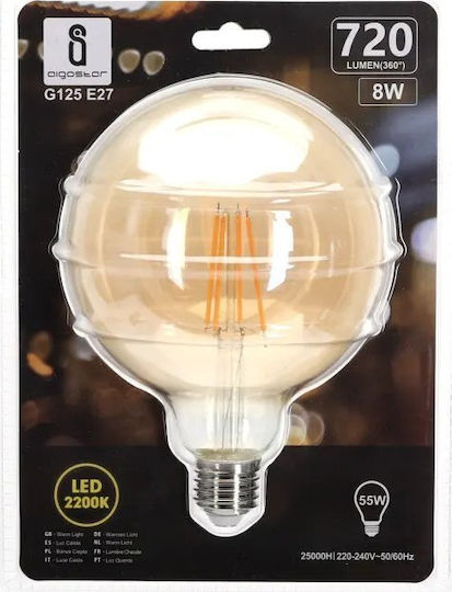 Best Service Λάμπα LED 8W για Ντουί E27 και Σχήμα G125 700lm