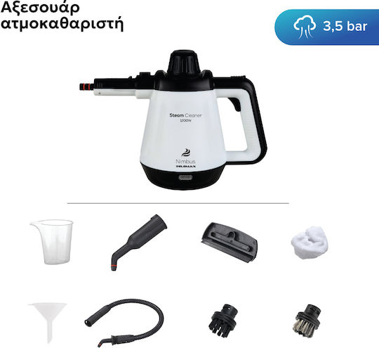 Telemax Nimbus Hand Steam Cleaner 3.5bar with Stick Handle