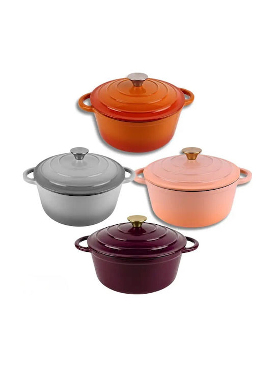Shallow Cast Iron Pot 4lt