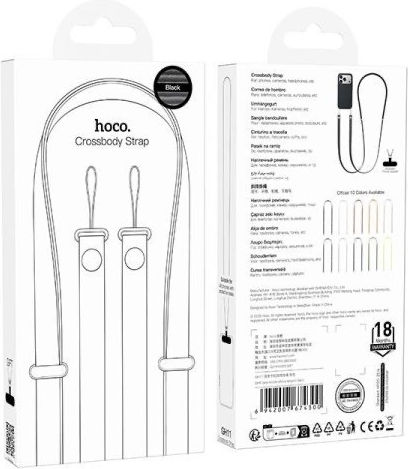 Hoco Gh11 Universal Nackenriemen Handydekoration Schwarz