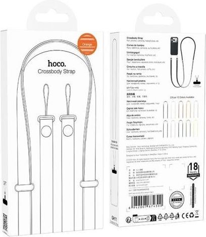 Hoco Gh11 Universal Curea Pentru Gât Husă Telefon Portocalie