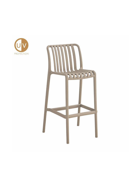 Barhocker aus Polypropylen Sticky Latte 2Stück 47x38x103,5cm Barhocker aus Polypropylen Sticky Latte 2Stück 47x38x103,5cm
