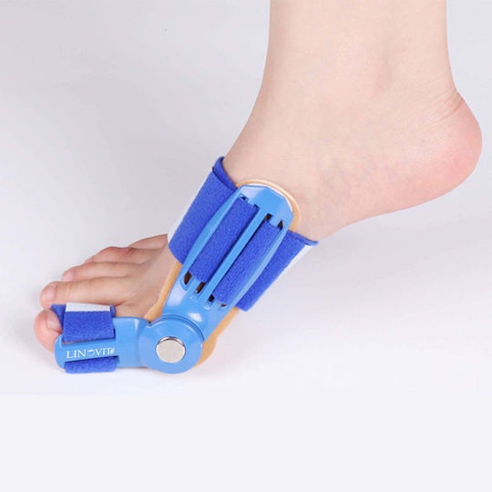 Set 2 Corectoare Bunion Linovit Reduce Inflamația Ameliorează Durerea Reglabil Albastru