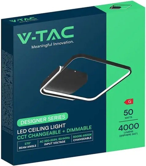 V-TAC V-TAC Mount Ceiling Light 48.5cm Black