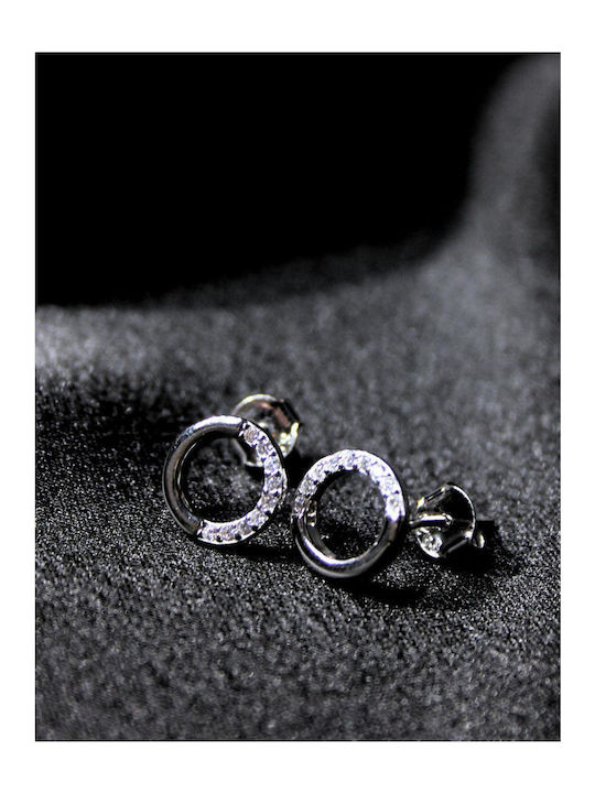 Silber Ohrringe mit Steinen
