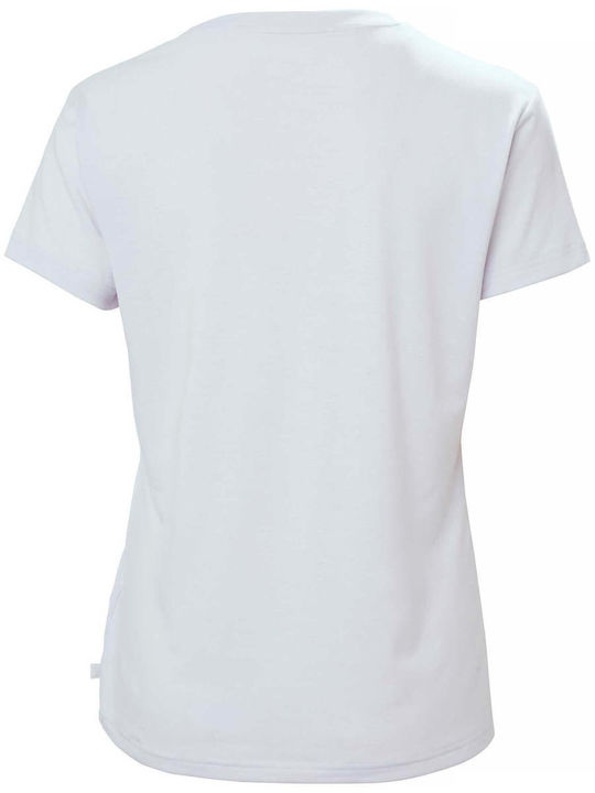 Skog Recycled Graphic Women's Short Sleeve Blouse White