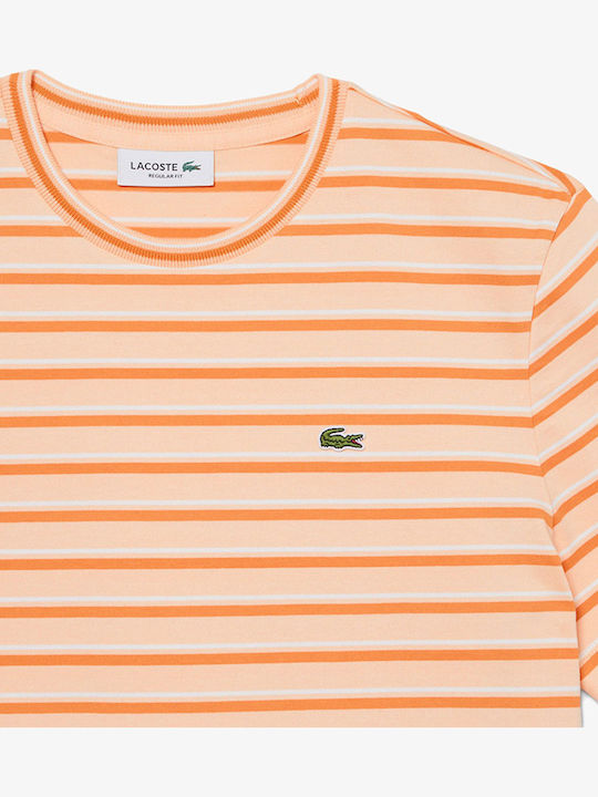 Γυναικείο T-shirt Ριγέ Coral