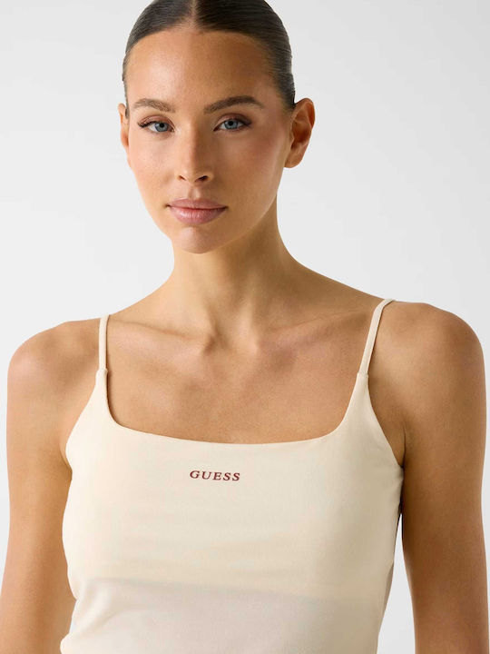Athleisure W Дамска Блуза Без Ръкави Екрю