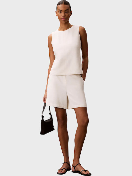 Women's Sleeveless Blouse Ecru