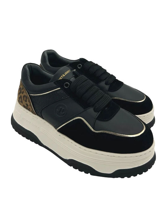 Damen Sneakers Schwarz / Gold