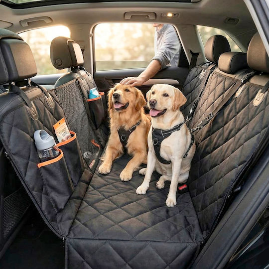 VSL Sports PetShield Pro Wasserdicht Sitzbezug Autozubehör für Hunde 140x209cm Schwarz