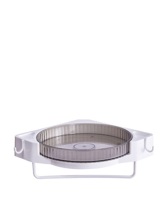 Alista Home Raft De Baie Montat Pe Perete Plastic 29x29x6cm Gri