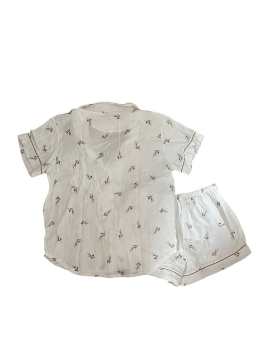 Sensis Summer Women's Pyjama Set Ecru