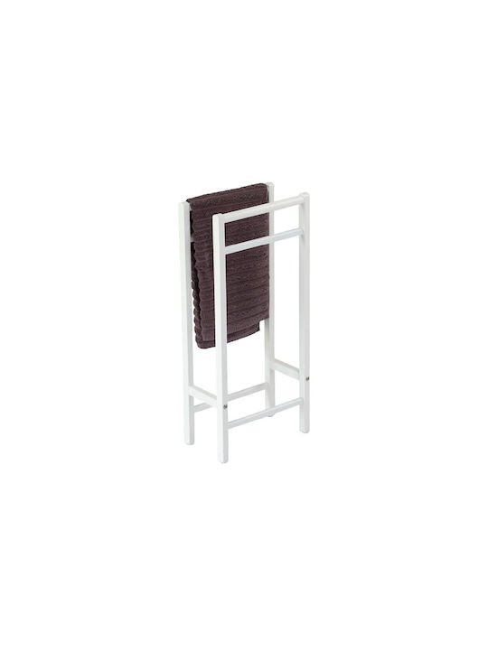 Arredamenti Italia Salvi Raft de Haine de Baie Dublu 34x19cm Alb