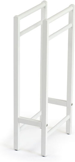 Arredamenti Italia Salvi Raft de Haine de Baie Dublu 34x19cm Alb