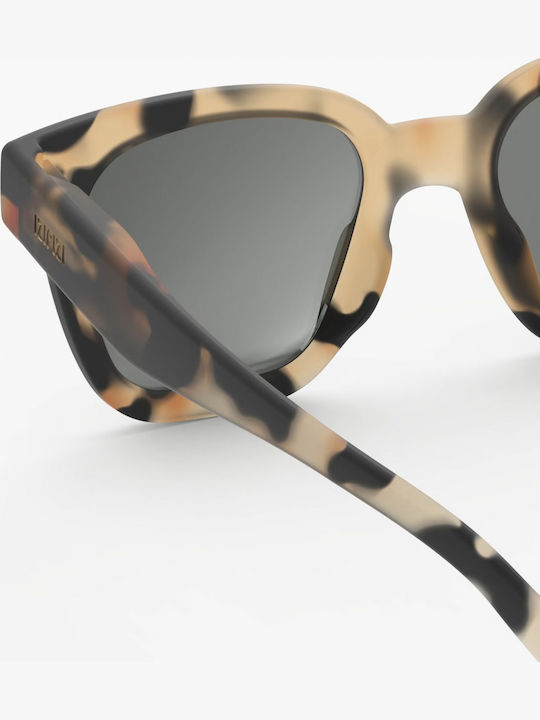 Izipizi #road Τετράγωνα Παιδικά Γυαλιά Ηλίου με Polarized Φακό Καφέ για 7-11 Ετών