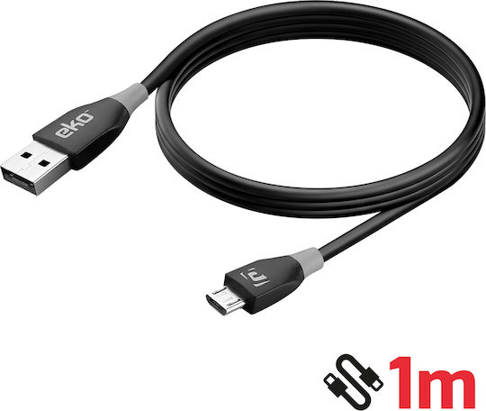 Eko 1a Zigarrenanzünder Ladegerät Pack 1m Mikro-USB Kabel Schwarz
