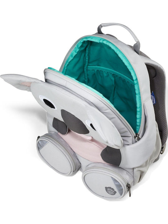 Affenzahn Kindergarten Backpack Grey with Water Bottle Holder