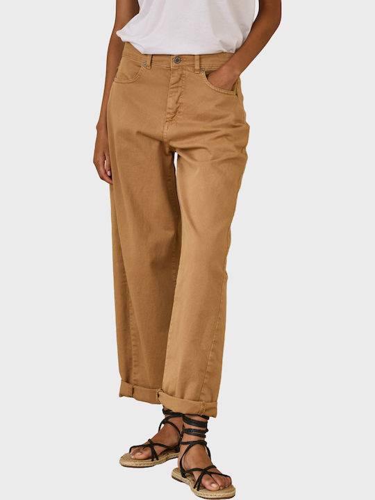 Damen Baumwoll-Set Pantaloona Camel
