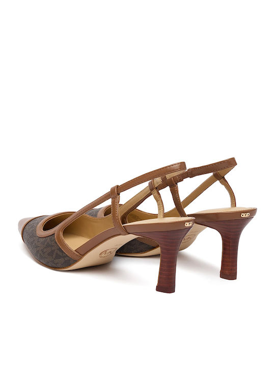 Alora Toe Cap Mid Γόβες Καφέ