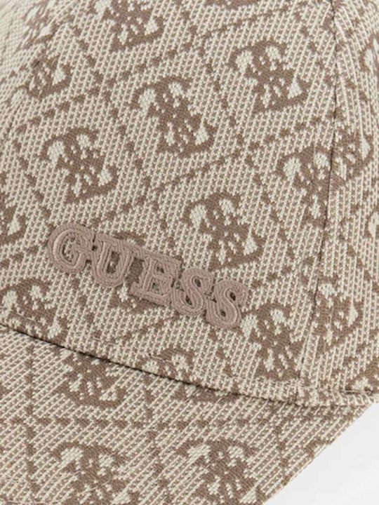 Καπελο Guess Calliope 4g Jokey Cap Taupe