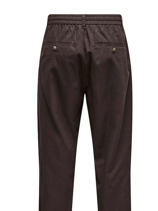 Παντελόνι Chino σε Tapered Γραμμή Coffee Bean
