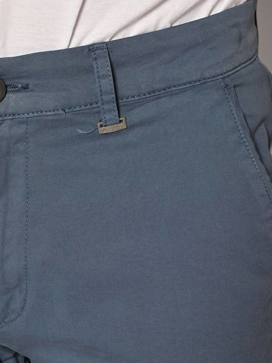 Παντελόνι Chino Ελαστικό σε Slim Εφαρμογή Μπλε