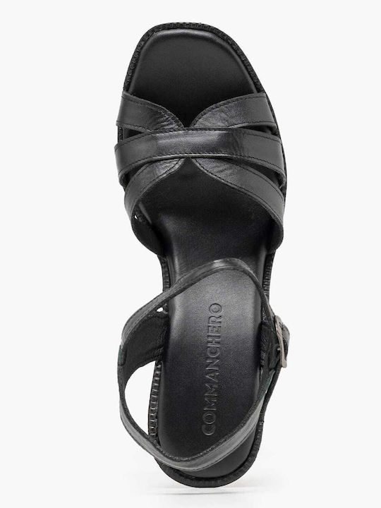 Leather Black Sandals