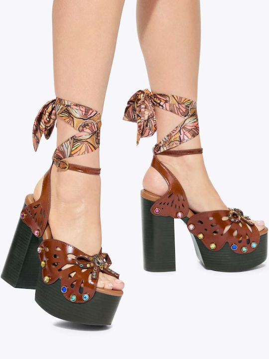 Leather Sandals Brown