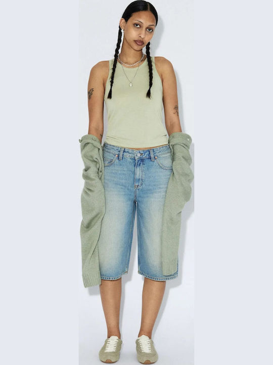 Bree Damen-Shorts - Bermudas Jean Stream Sky Aged