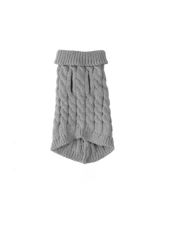 Vestă Pentru Animale Cu Orificiu Pentru Lesă Dimensiune M 33 X 17 Cm Gri