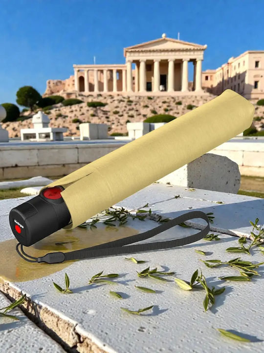Knirps Αυτόματη Ομπρέλα Βροχής Σπαστή Μπεζ Knirps Αυτόματη Ομπρέλα Βροχής Σπαστή Μπεζ