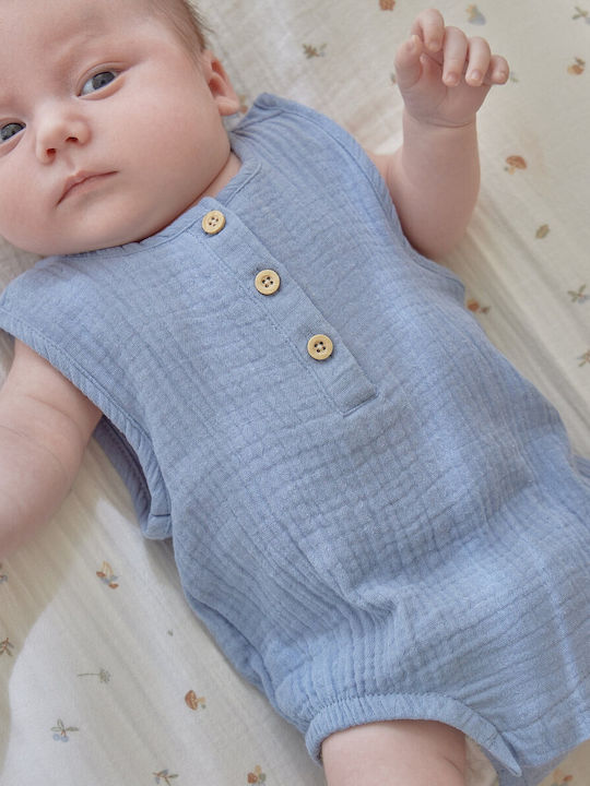 Little Dutch Baby-Strampler Stone Blau