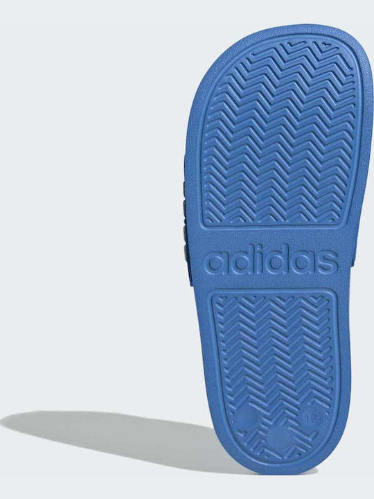 Kids' Flip Flops Slides Blue Adilette Shower