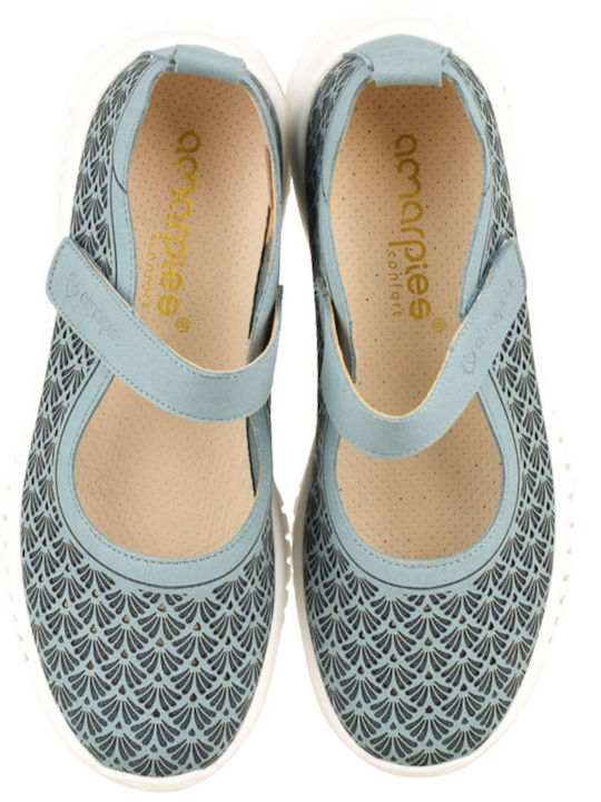 Anatomic Women's Canvas Blue Slip-Ons