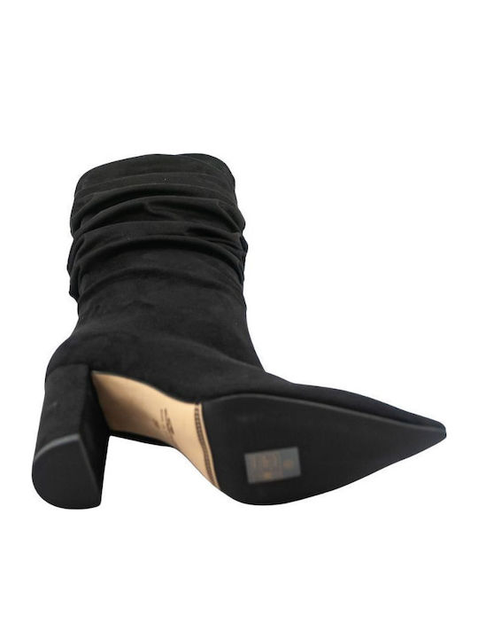 Suede Γυναικείες Μπότες Μαύρες