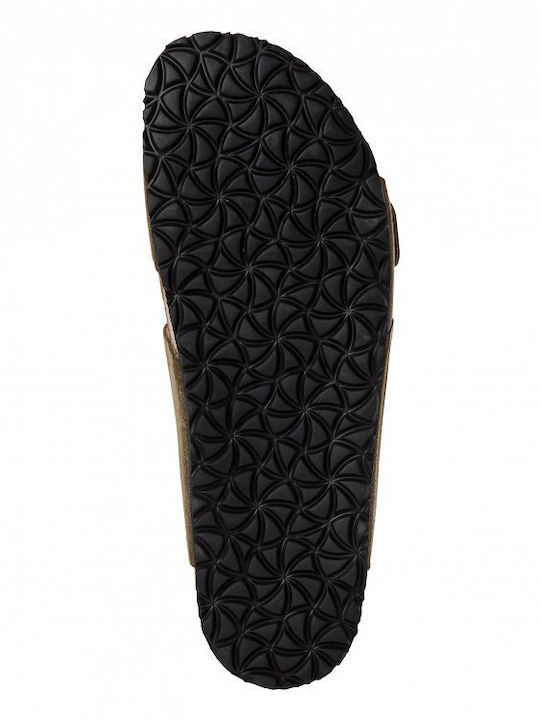 Leather Men's Sandals in Green Colour