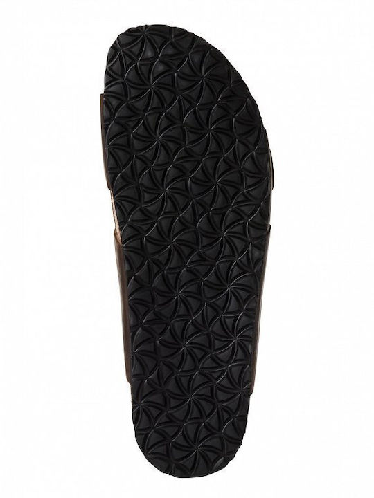 Leather Men's Sandals in Brown Colour