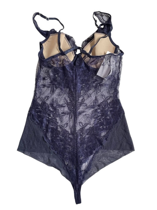 Lormar Μπλε Κορμάκι Δαντέλα Fastosa 03734i